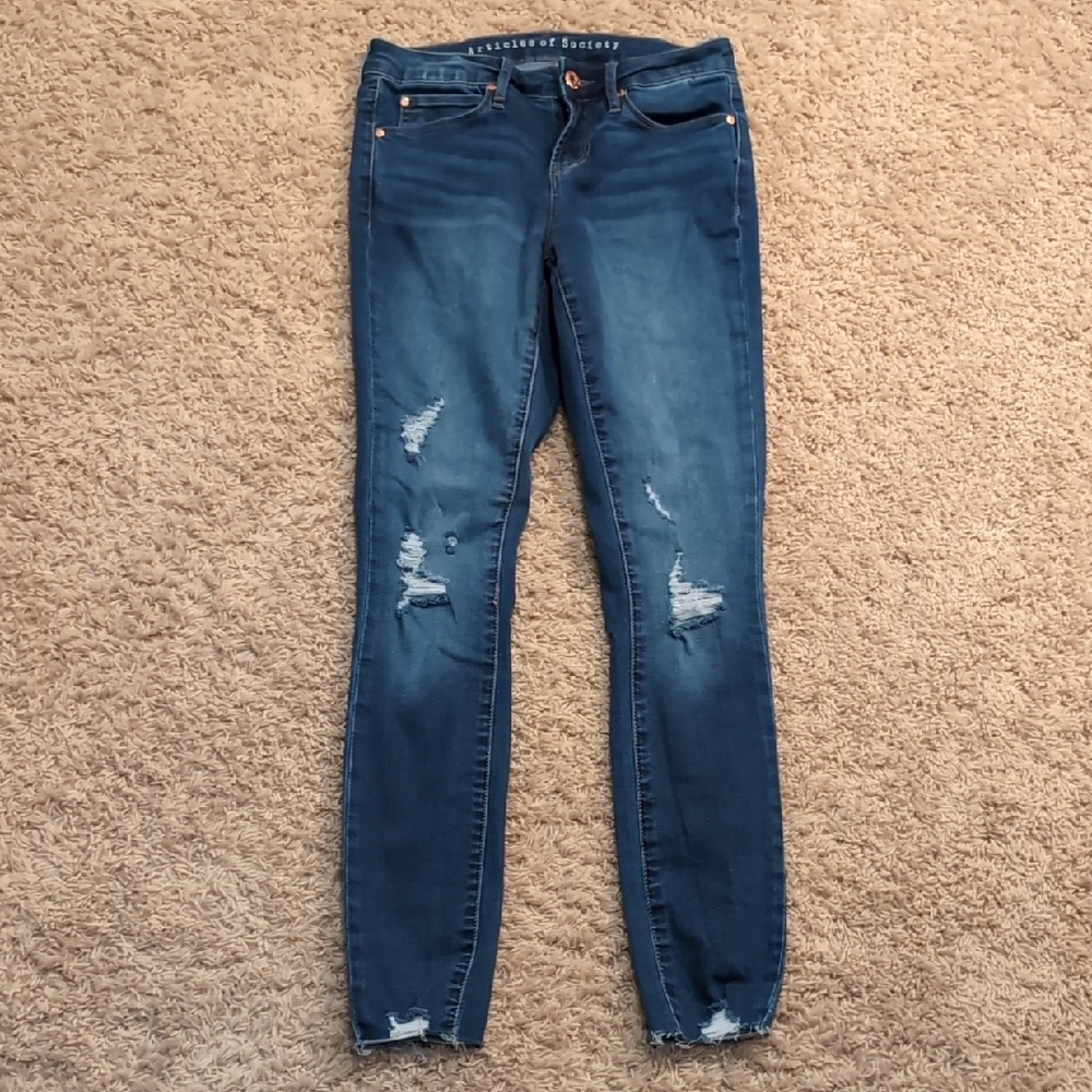 Articles Of Society Dark Blue Skinny Jeans